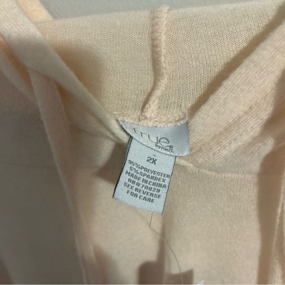 Rue 21 pink hoodie new with tags 2X - Picture 3 of 4